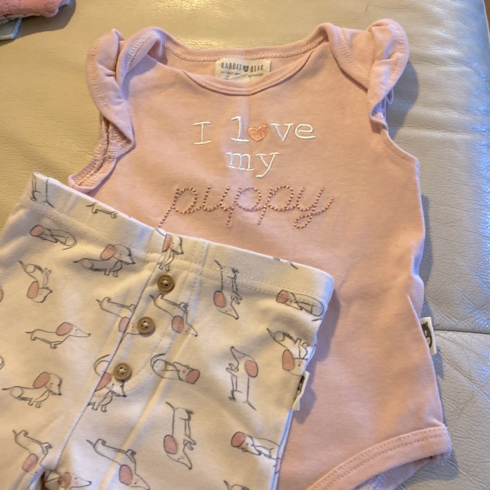 Summer onesie and leggings 100% organic Cotton